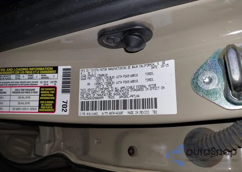 2016 Toyota Tacoma Limited из США, поврежденный, VIN 3TMGZ5AN3GM006099